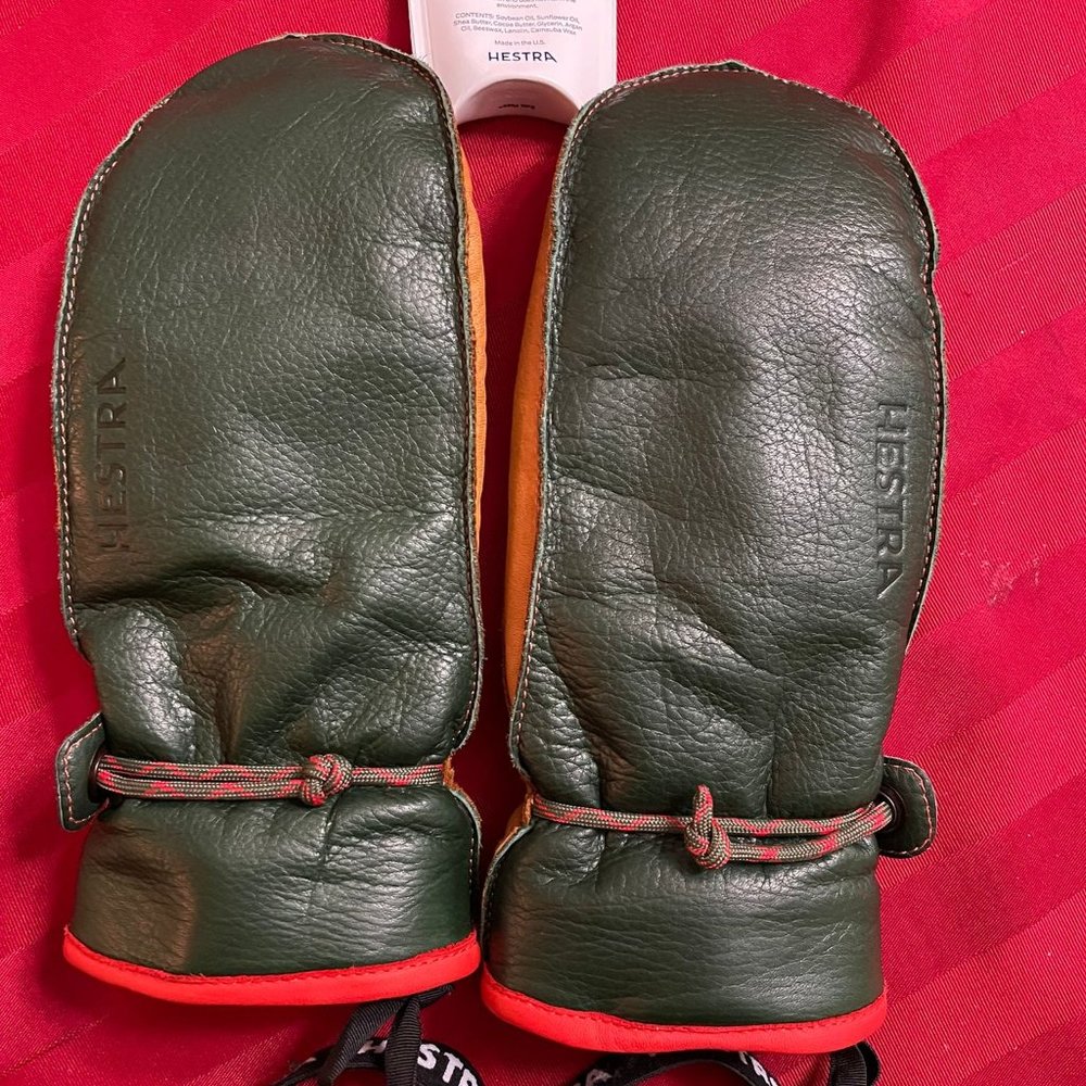Hestra Leather Wakayama Mittens